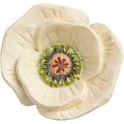 WG4768_CabinetKnob_WhitePoppy_Top