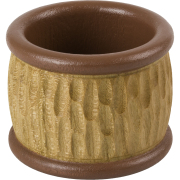 WG5072_NapkinRingRipple-Hazelnut_Angle