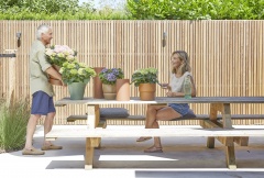 tuin hortensia, zomer, 2023, model, man, vrouw, tuin, mix